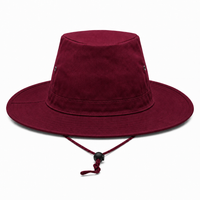 Slouch Hat Break-away Clip thumbnail 27 maroon back