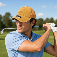 GTO Enzyme Washed Trucker Cap with Adjustable Mesh Back thumbnail 41 gold moodboard