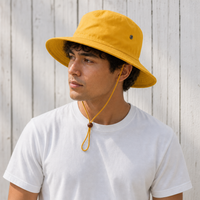 Surf Hat with Break-Away Strap in Wide Brim Design thumbnail 23 gold moodboard