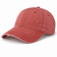 Flex Enzyme Washed Adjustable Baseball Cap thumbnail 34 rust angle