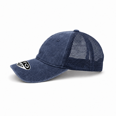 GTO Enzyme Washed Trucker Cap with Adjustable Mesh Back
