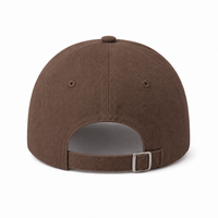 A Frame Dad Hat Unstructured thumbnail 12 brown back