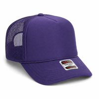 Ottocap 39165 High Crown Foam trucker with rope thumbnail 22 purple angle