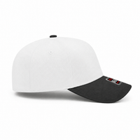 OTTO CAP 5-Panel Mid Profile Structured Baseball Cap thumbnail 20 black white right