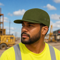 Flex R165 Premium Cotton 5-Panel Adjustable Cap thumbnail 34 green moodboard