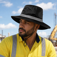 Hi Vis Reflector Safety Hat thumbnail 21 black moodboard