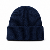 Premium Lambswool Flex Beanie with Cuff – Ultra Soft & Warm thumbnail 79 navy front