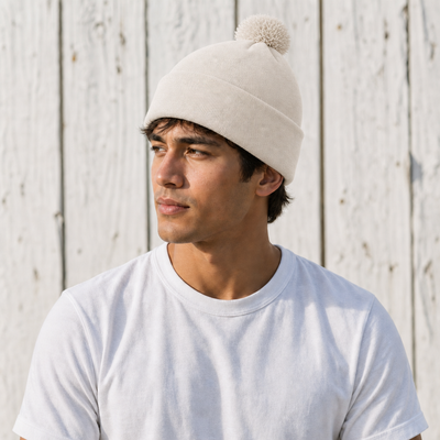 FLEX Acrylic POM POM BEANIE