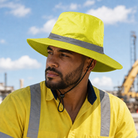 Hi Vis Reflector Safety Hat thumbnail 14 flouro yellow moodboard