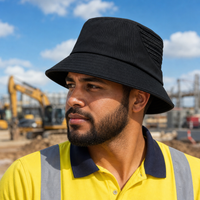 GTO 1000 Vented Bucket Hat with Patented Airflow Technology thumbnail 7 black moodboard