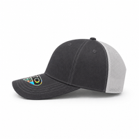 GTO 112 Trucker Hat with Ventilated Comfort and Adjustable Fit thumbnail 60 charcoal white left