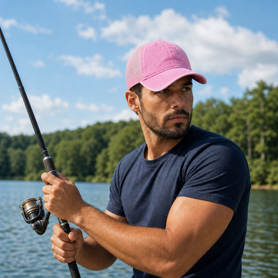 GTO Enzyme Washed Trucker Cap with Adjustable Mesh Back
