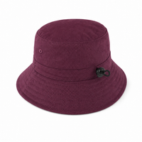 Flex Kindy Bucket Hat thumbnail 59 maroon angle