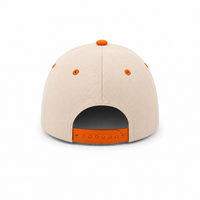 HBC Two-Tone Cap with Iconic Hudson's Bay Stripes thumbnail 90 natural orange back