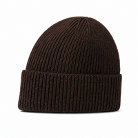 Premium Lambswool Flex Beanie with Cuff – Ultra Soft & Warm thumbnail 98 brown left