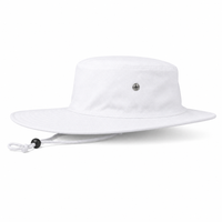 Surf Hat with Break-Away Strap in Wide Brim Design thumbnail 68 white right