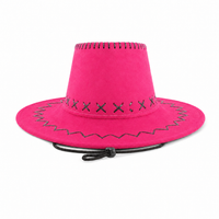 Cowboy Hat thumbnail 20 hot pink back