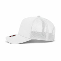 Ottocap 32285 A-Frame 5-Panel Mesh Back Trucker Hat thumbnail 59 white left