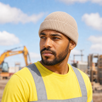 Premium Lambswool Flex Beanie with Cuff – Ultra Soft & Warm thumbnail 50 stone moodboard