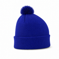 FLEX Acrylic POM POM BEANIE thumbnail 18 royal right