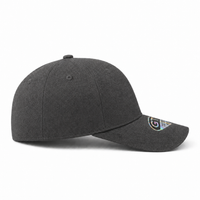 GTO 112 Trucker Hat with Ventilated Comfort and Adjustable Fit thumbnail 29 heather black right