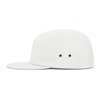 Flex R165 Premium Cotton 5-Panel Adjustable Cap thumbnail 11 white left