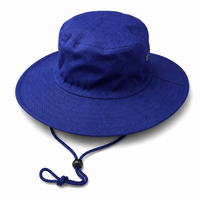 Surf Hat with Break-Away Strap in Wide Brim Design thumbnail 54 royal angle