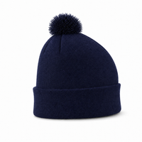 FLEX Acrylic POM POM BEANIE thumbnail 11 navy right