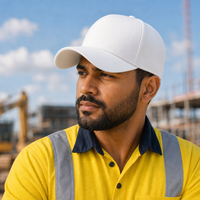 A Frame Flex Cap with Adjustable Snapback and Premium Cotton thumbnail 229 white moodboard