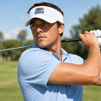Pro Series Breathable Adjustable Sports Visor thumbnail 63 white moodboard