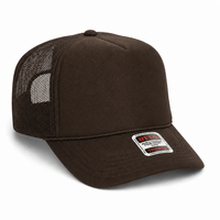 Ottocap 39165 High Crown Foam trucker with rope thumbnail 2 brown angle