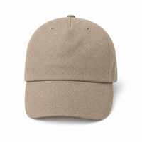 A Frame Dad Hat Unstructured thumbnail 37 khaki front