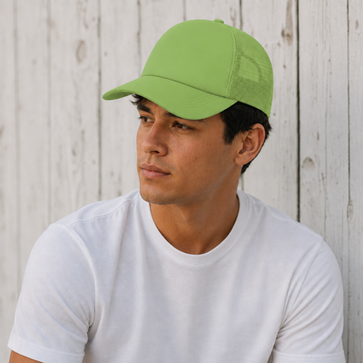 Rapper Flex High Crown Trucker Cap with Mesh Panels