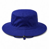 Surf Hat with Break-Away Strap in Wide Brim Design thumbnail 53 royal back