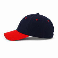 HBC Two-Tone Cap with Iconic Hudson's Bay Stripes thumbnail 38 navy/red left