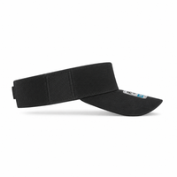 Pro Golf Visor with Adjustable Velcro Strap and Mesh Ventilation thumbnail 5 black right