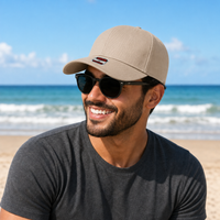 OTTO CAP 5-Panel Mid Profile Structured Baseball Cap thumbnail 15 khaki moodboard