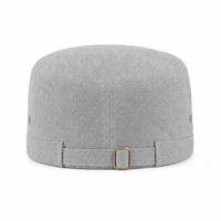 Premium Hemp Military Cap thumbnail 19 silver back