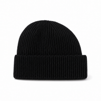 Premium Lambswool Flex Beanie with Cuff – Ultra Soft & Warm thumbnail 12 black right