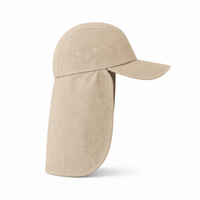 7504 Flex Cotton Legionnaire Caps with Adjustable Velcro Strap thumbnail 92 stone right