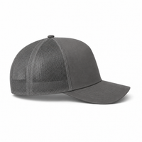 Kosiosko Structured Cotton Blend Trucker Hat thumbnail 5 grey right