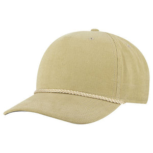 OTTO CAP 5 Panel Mid Profile Corduroy Baseball Cap