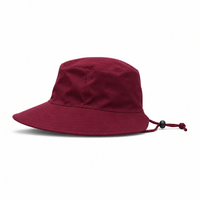 Flex Premium Surf Hat With Break-Away Strap thumbnail 24 maroon left