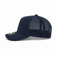 Ottocap 32285 A-Frame 5-Panel Mesh Back Trucker Hat thumbnail 27 navy left