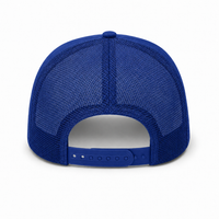 R168 Trucker Hat with Breathable Mesh and Adjustable Fit thumbnail 80 royal back