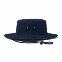 Brushed Heavy Cotton Wide Brim Hat with Adjustable Chin Strap thumbnail 43