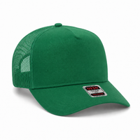 Ottocap 32285 A-Frame 5-Panel Mesh Back Trucker Hat thumbnail 38 kelly angle