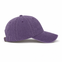 Flex Enzyme Washed Adjustable Baseball Cap thumbnail 4 purple right