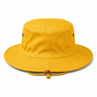 Surf Hat with Break-Away Strap in Wide Brim Design thumbnail 21 gold back