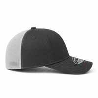 GTO 112 Trucker Hat with Ventilated Comfort and Adjustable Fit thumbnail 61 charcoal white right